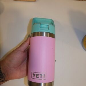 YETI Pink and Mint Blue Bottle